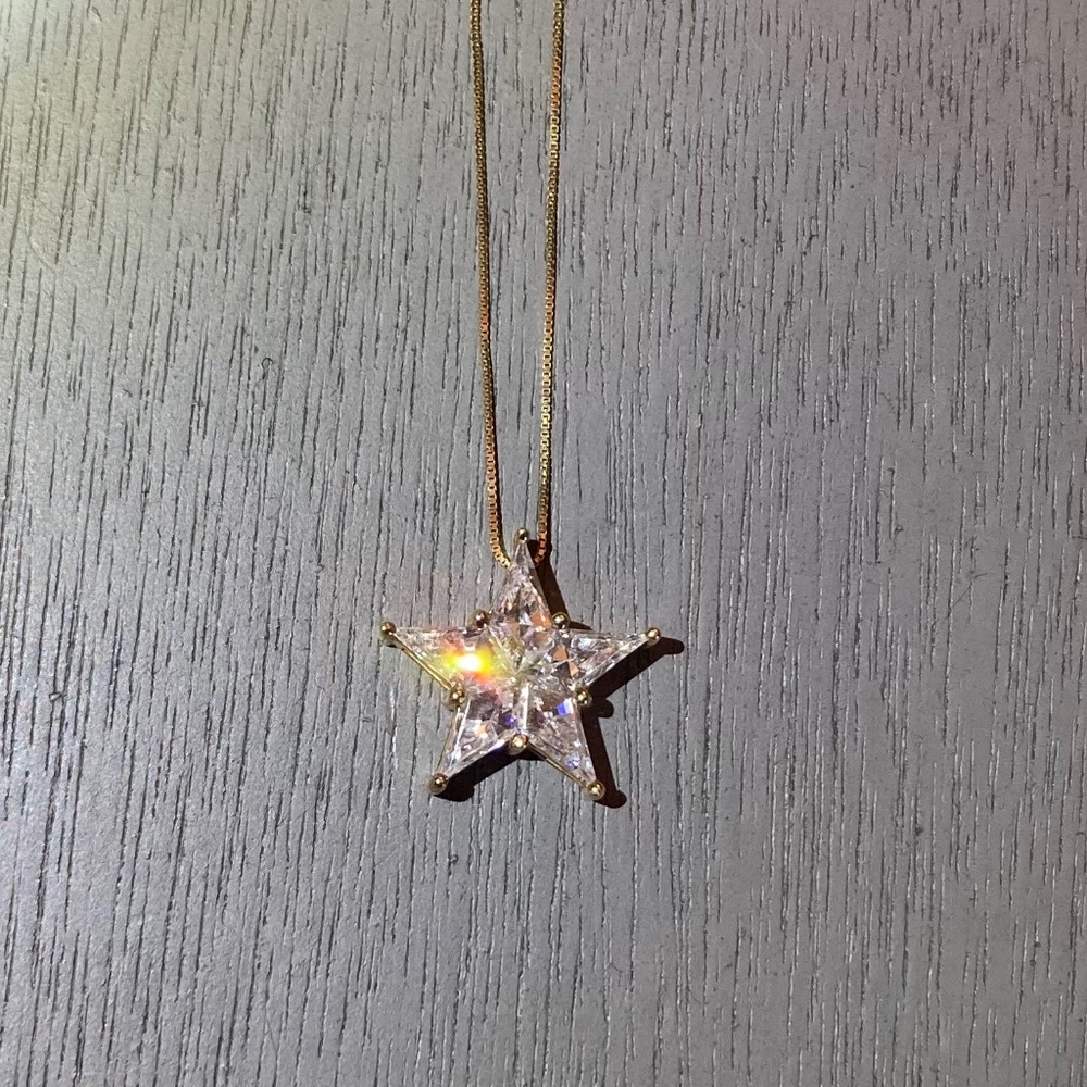 CZ star pendant